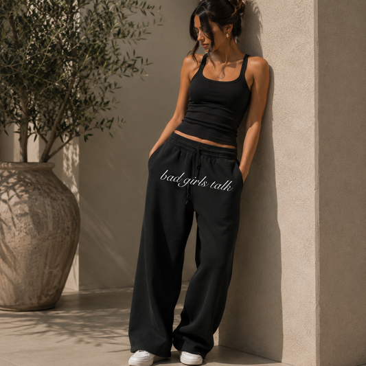 Bad Girls Talk - Sweats (Vintage Black)