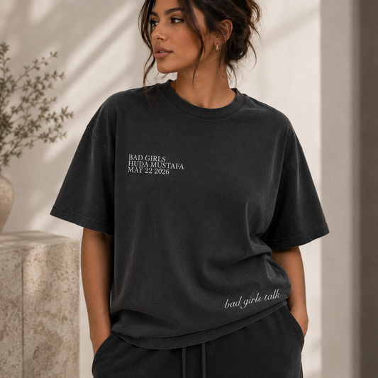 Bad Girls Single Art - Tee (Vintage Black)